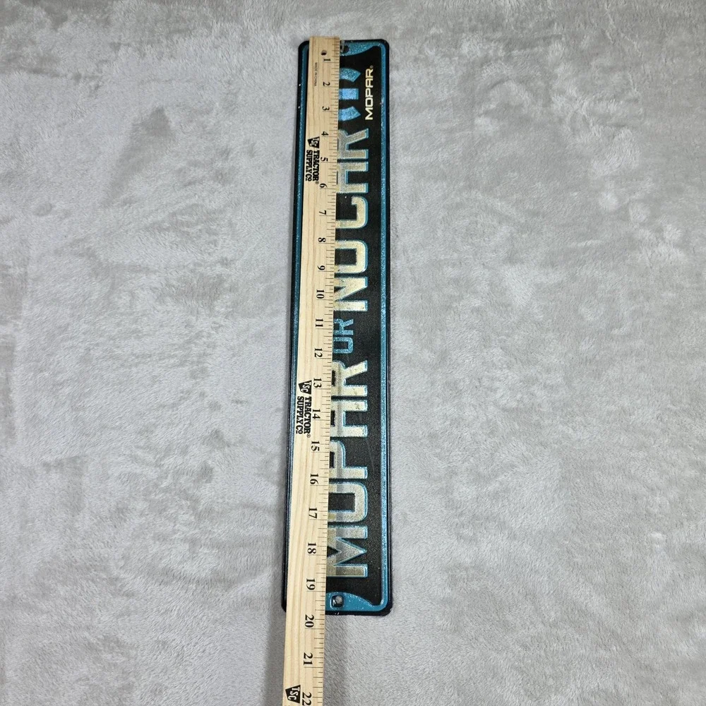 Mopar Or No Car Sign Metal Sign Garage Man Cave Art